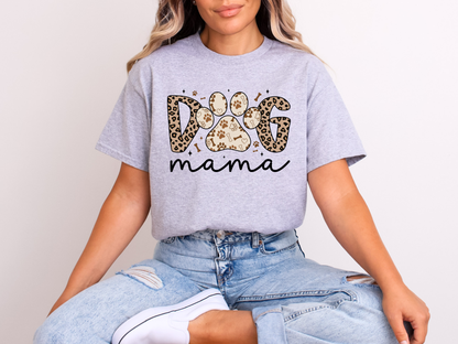 Leopard Paw Dog Mama | Adult DTF Transfer | Ready to Press
