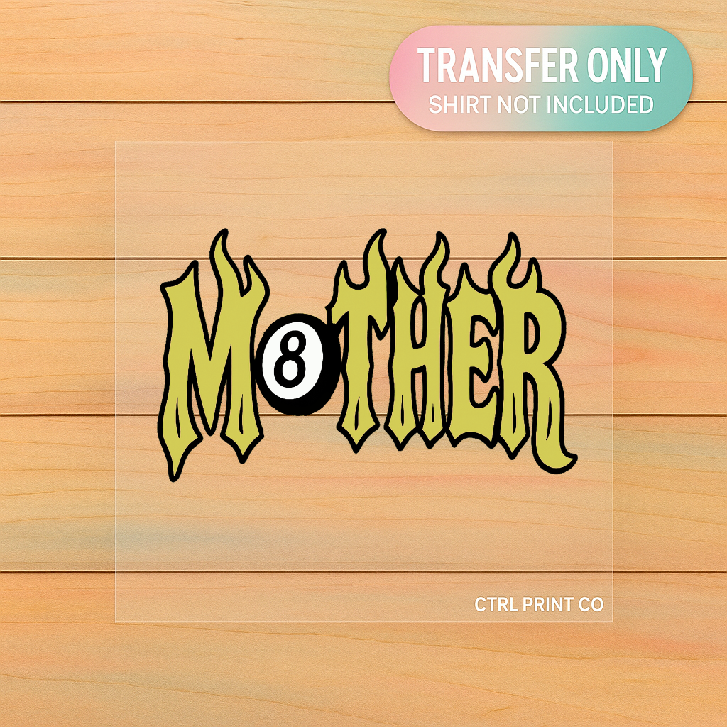 Mother Flame Retro | Adult DTF Transfer | Ready to Press