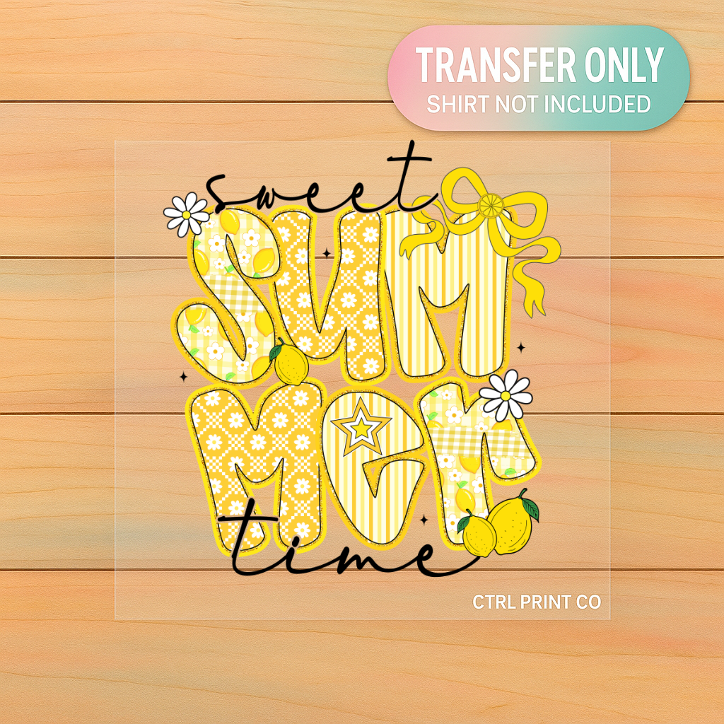 Sweet Summer Lemon Coquette | Adult DTF Transfer | Ready to Press