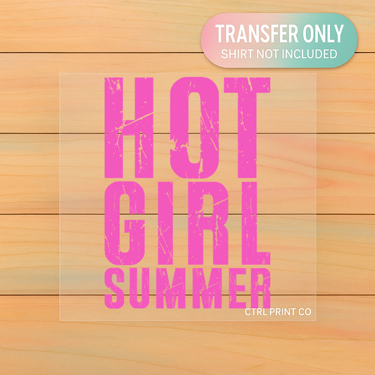 Hot Girl Summer Bold | Adult DTF Transfer | Ready to Press
