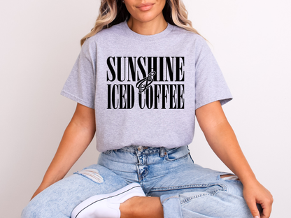 Sunshine & Iced Coffee | Adult DTF Transfer | Ready to Press