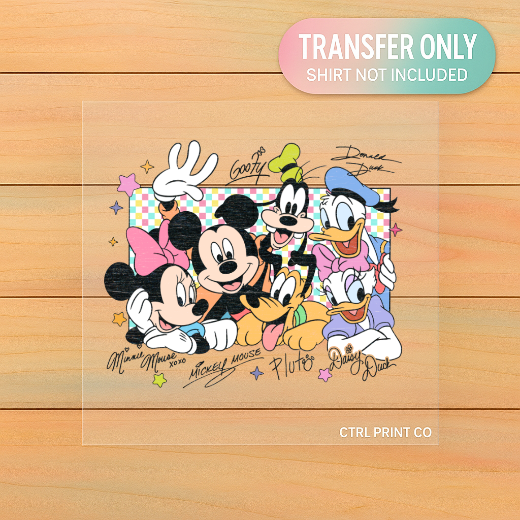 Magical Friends Pastel Squad | Youth DTF Transfer | Ready to Press | 6 inch
