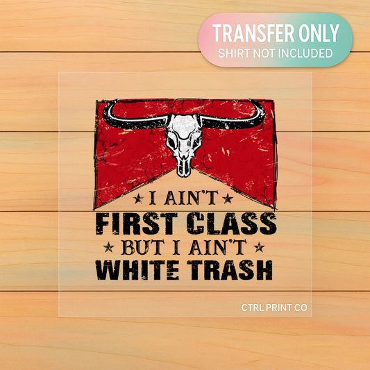 Red Western Steer Skull | DTF Transfer | Ready to Press
