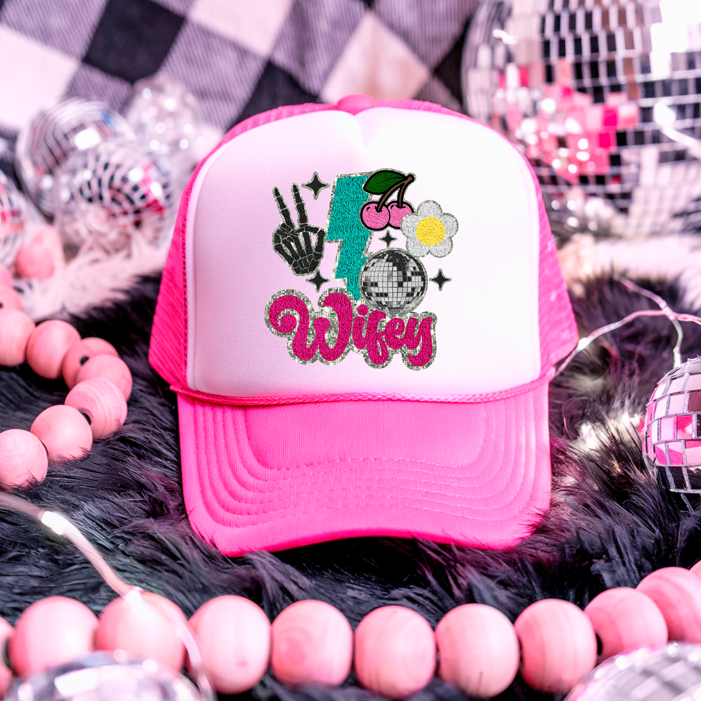 Wifey | DTF Hat Transfer | Ready to Press