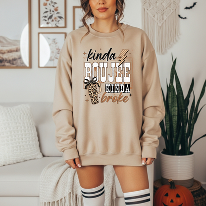 Boujee & Broke | Adult DTF Transfer | Ready to Press