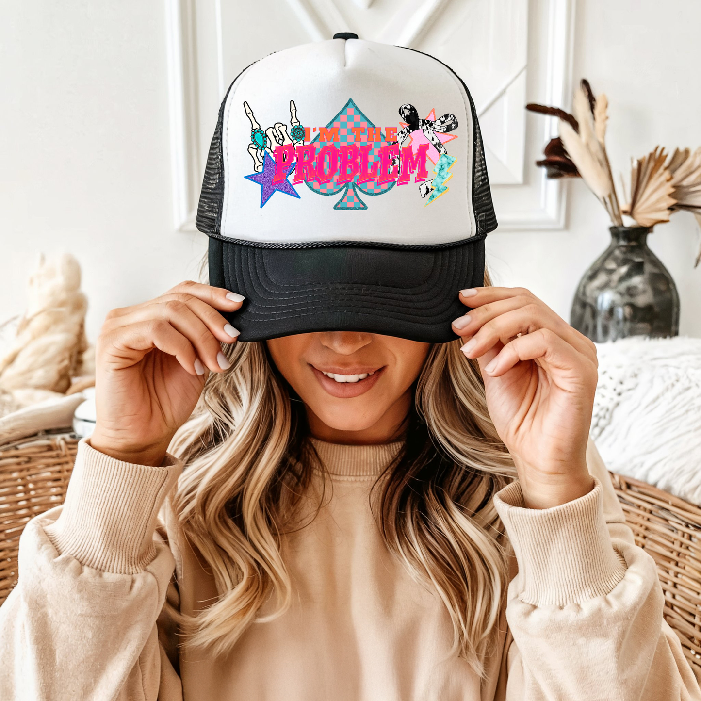 I’m the Problem | DTF Hat Transfer | Ready to Press