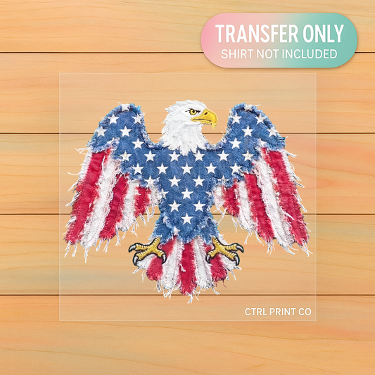 Fringe American Eagle | Adult DTF Transfer | Ready to Press