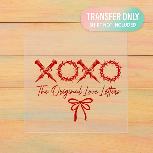 XOXO – The Original Love Letters | Adult DTF Transfer | Ready to Press
