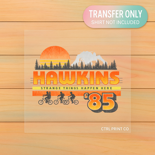 Hawkins ’85 | Adult DTF Transfer | Ready to Press