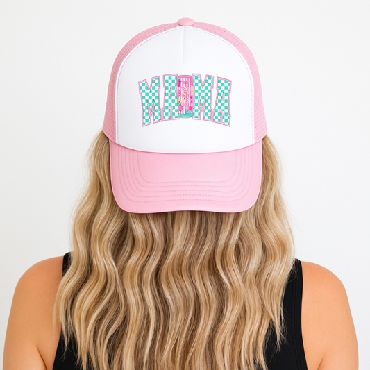 Cotton Candy Mama | DTF Hat Transfer | Ready to Press