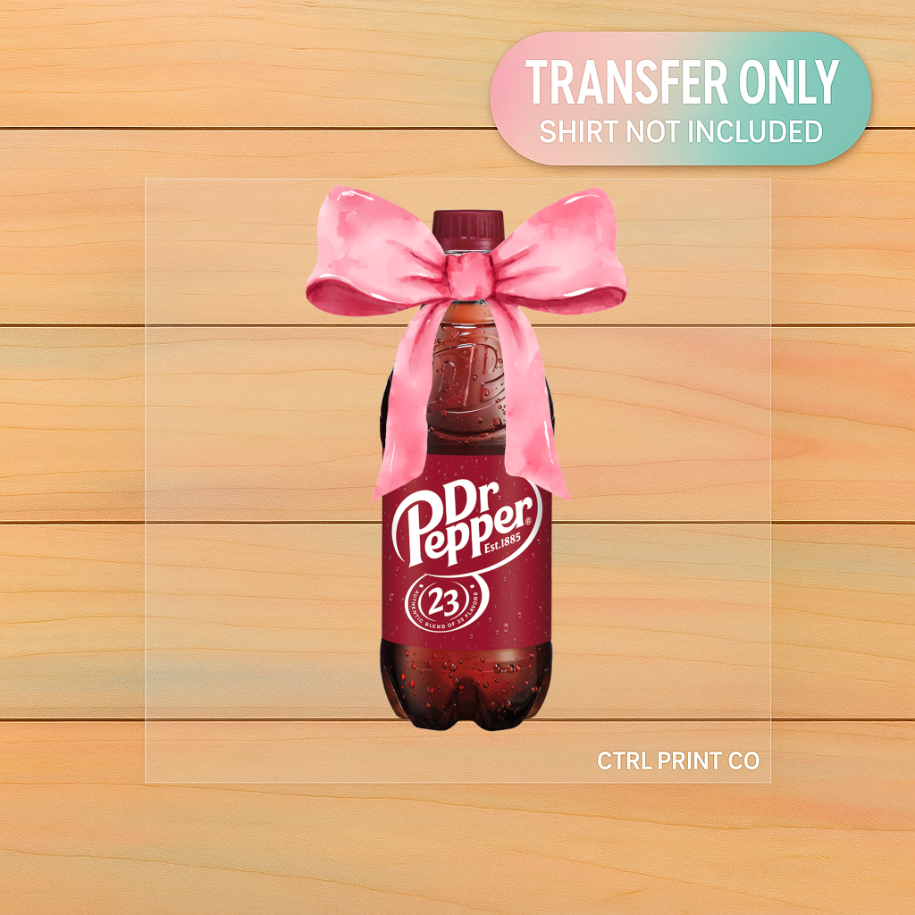 Soda Coquette Bow | Adult DTF Transfer | Ready to Press